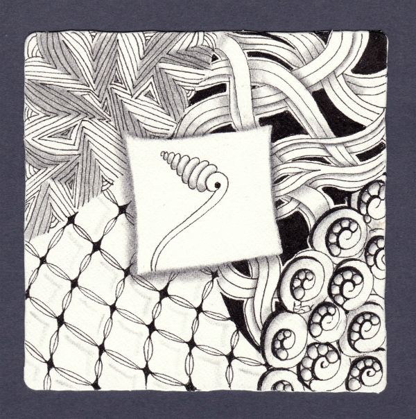 12 Tage - Zentangle 
