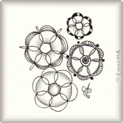 Zentangle-Pattern 'Tso' by HeidiSue Whitney, presented by www.ElaToRium.de
