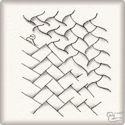 Muster Phingle Star von Ela Rieger CZT, ein Muster geeignet für Zentangle® and Zentangle® inspired art